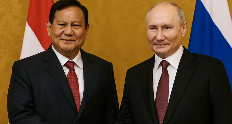 Prabowo Subianto & Vladimir Putin