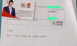Viral Wakil Ketua DPRD Provinsi Banten Budi Prajogo menitip siswa dalam seleksi SPMB salah satu SMA Negeri di Kota Cilegon, Banten. (Tangkapan layar viral)